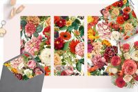 طرح پارچه | پارچه طرح دار | چاپ روی پارچه | پترن گل | پارچه گل دار | طرح لایه باز چاپ پارچه